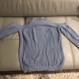 Forever 21 size cold shoulder sweater